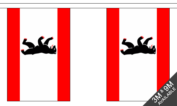 Berlin 3 metre bunting, 10 flags - Flagmania