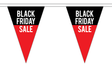 Flagmania Black Friday Triangle Bunting 20 metre bunting
