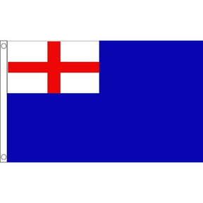 1620–1707 Blue Ensign flag with St George cross in the upper corner, 5ft x 3ft