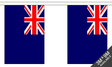 Flagmania Blue Ensign Bunting, 9 metre bunting