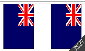 Flagmania Blue Ensign Bunting, 9 metre bunting