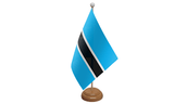 Flagmania Botswana wooden hand flags, 9x6 inch, pack of 12, no bases