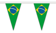 Flagmania Brazil Triangle Bunting 20 metre bunting