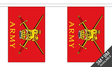 Flagmania British Army Bunting, 9 metre bunting