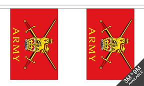 Flagmania British Army Bunting, 9 metre bunting