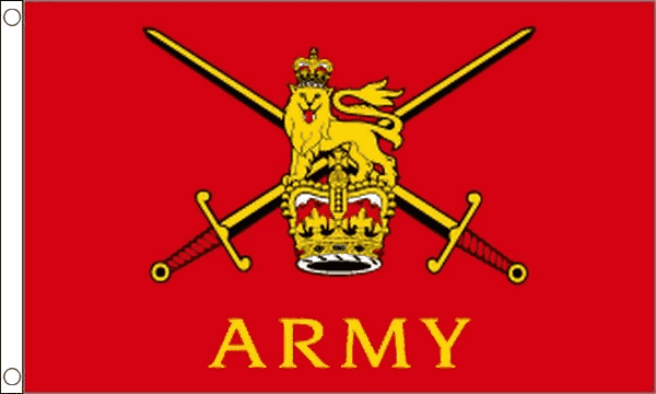 Flagmania British Army NYLON 5ft x 3ft Nylon Flag