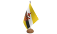 Flagmania Brunei wooden hand flags, 9x6 inch, pack of 12, no bases