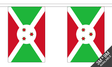 Burundi 3 metre bunting, 10 flags - Flagmania