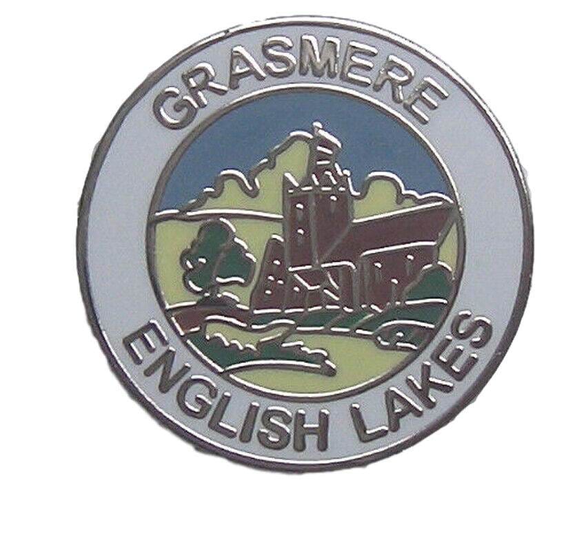 Grasmere English Lakes Quality Enamel Lapel Pin Badge image 0