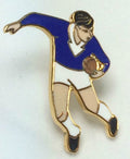 Sedgley Park Rugby Player ENAMEL LAPEL PIN BADGE image 0