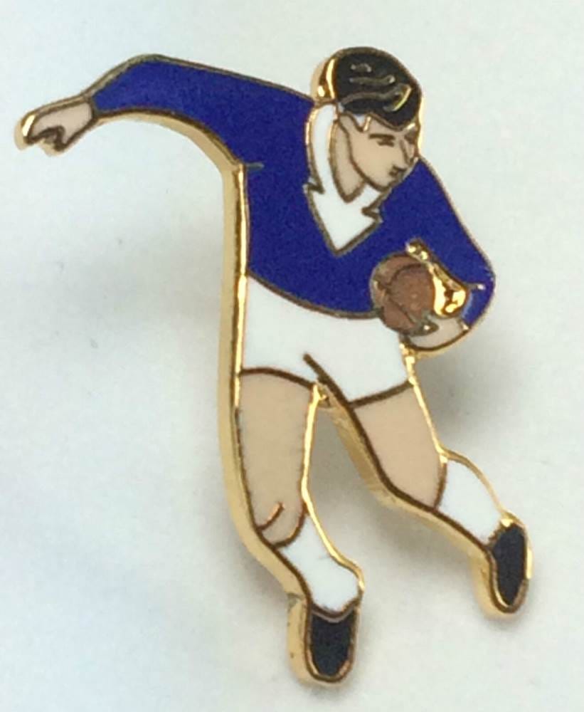 Sedgley Park Rugby Player ENAMEL LAPEL PIN BADGE image 0