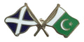 Scotland & Pakistan Flags Friendship Courtesy Enamel Lapel Pin Badge T1065 image 0