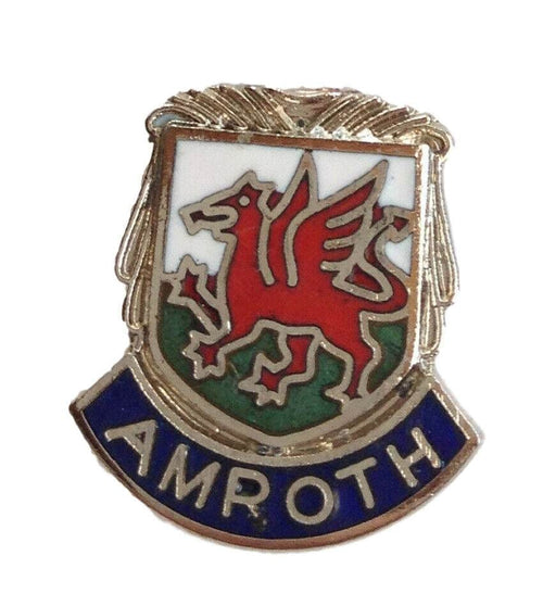 Amroth Pembrokeshire Wales Quality Enamel Lapel Pin Badge image 0