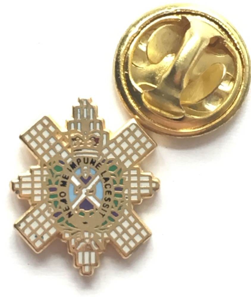Black Watch Royal Highland Regiment - MOD Military Approved Army Enamel Badge image 1