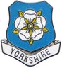 County of Yorkshire White Rose Quality enamel lapel pin badge T625 image 0