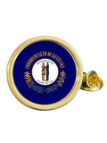 State Of Kentucky Part Flag USA Gold Plated Domed Lapel Pin Badge in Bag image 0