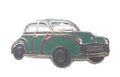 Morris Minor Green Motorcar Quality Enamel Lapel Pin Badge image 0