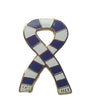 Guiseley Retro Bar Scarf Ribbon Gold Plated Enamel Lapel Pin Badge image 0