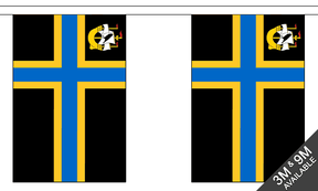 Caithness 3 metre bunting, 10 flags - Flagmania