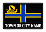 Caithness personalised county patch artwork preview, 90 x 60mm