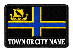 Caithness personalised county patch artwork preview, 90 x 60mm
