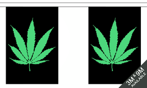 Flagmania Cannabis Bunting, 9 metre bunting