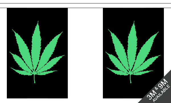 Flagmania Cannabis Bunting, 9 metre bunting