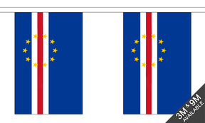 Flagmania Cape Verde Bunting, 9 metre bunting