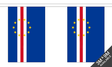 Cape Verde 3 metre bunting, 10 flags - Flagmania
