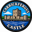 Carrickfergus Castle 80mm Embroidered Patch