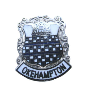 Okehampton Quality Enamel Lapel Pin Badge image 0