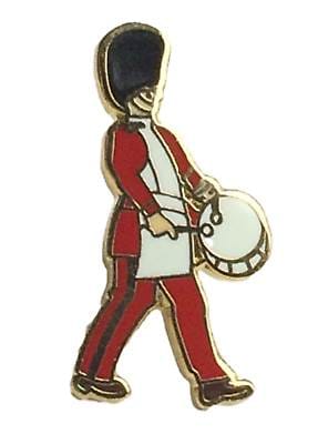 UK Drummer Military Quality enamel lapel pin badge image 0