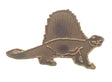 PRE HISTORIC DIMETRODON ENAMEL LAPEL PIN BADGE image 0