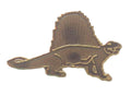 PRE HISTORIC DIMETRODON ENAMEL LAPEL PIN BADGE image 0
