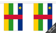 Flagmania Central African Republic Bunting, 9 metre bunting