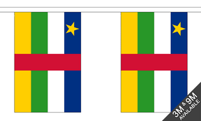 Flagmania Central African Republic Bunting, 9 metre bunting