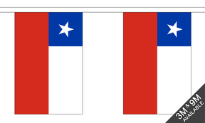 Flagmania Chile Bunting, 9 metre bunting