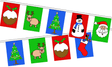 Flagmania Christmas Multi Bunting (8m Length)
