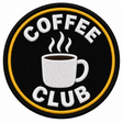 Coffee Club 80mm embroidered patch
