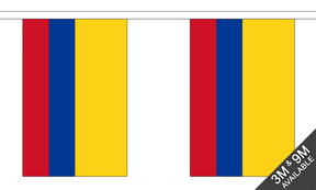 Flagmania Colombia Bunting, 9 metre bunting