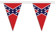 Flagmania Confederate Triangle Bunting 20 metre bunting
