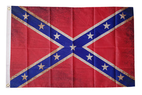 Flagmania Confederate Grunge 5ft x 3ft Polyester Flag