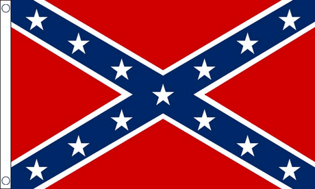 Flagmania Confederate 3ft x 2ft Nylon Flag on white background