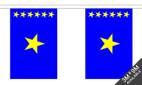 Flagmania Congo Kinshasa Bunting, 9 metre bunting