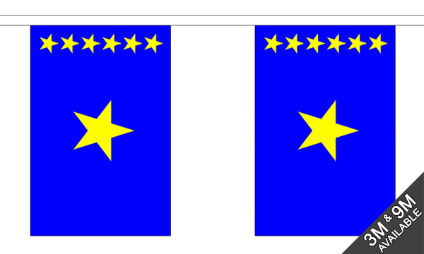 Flagmania Congo Kinshasa Bunting, 9 metre bunting