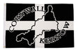Flagmania Cornwall Silhouette Kernow 8ft x 5ft polyester flag