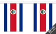 Costa Rica 3 metre bunting, 10 flags - Flagmania