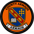 County Armagh Crest 80mm Embroidered Patch