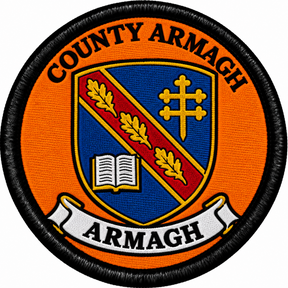 County Armagh Crest 80mm Embroidered Patch
