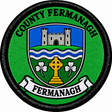 County Fermanagh Crest 80mm Embroidered Patch